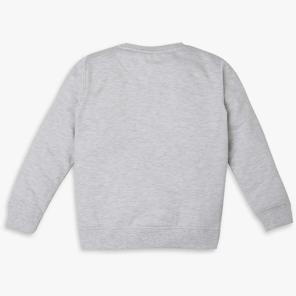 88/12 GREY MELANGE COTTON FLEECE SWEATSHIRT