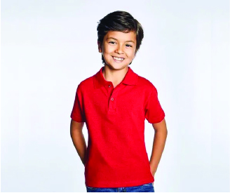 BOYS CORE POLO RED