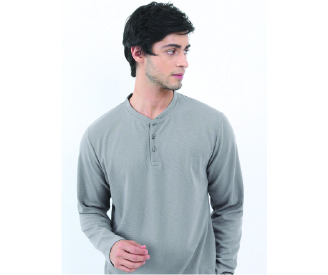 HENLEY NECK F-S