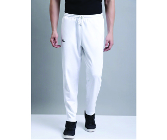 WHITE TRACK PANTS